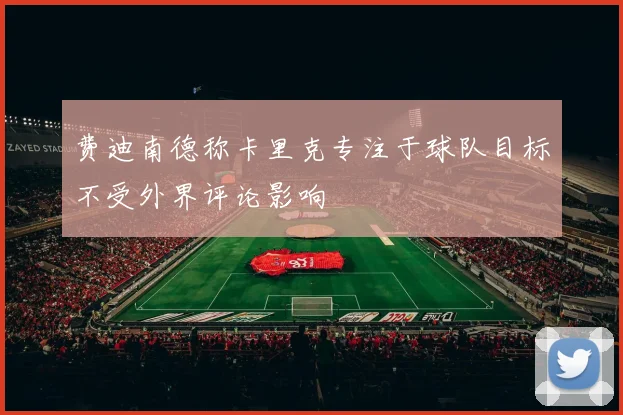 费迪南德称卡里克专注于球队目标不受外界评论影响